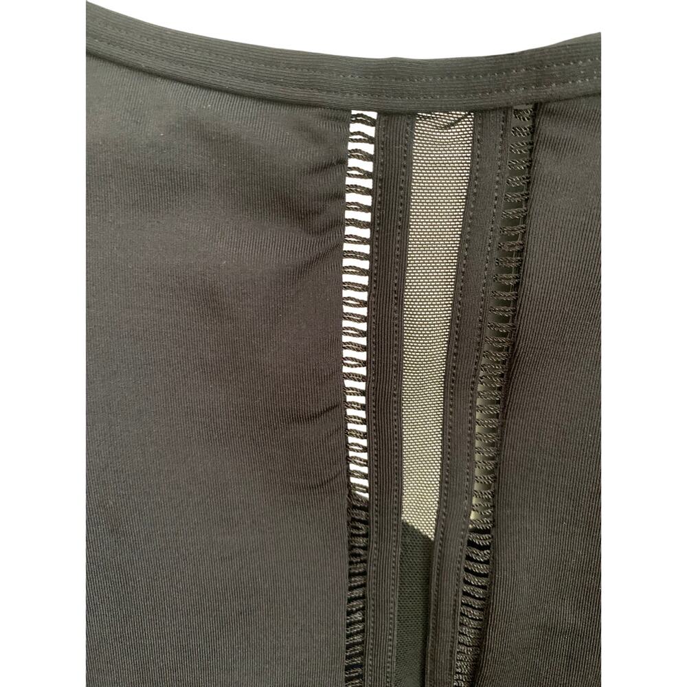 JETS Australia Jessika Allen Black Mesh‎ Ladder Cutout One Piece Swimsuit 4 - Picture 3 of 7